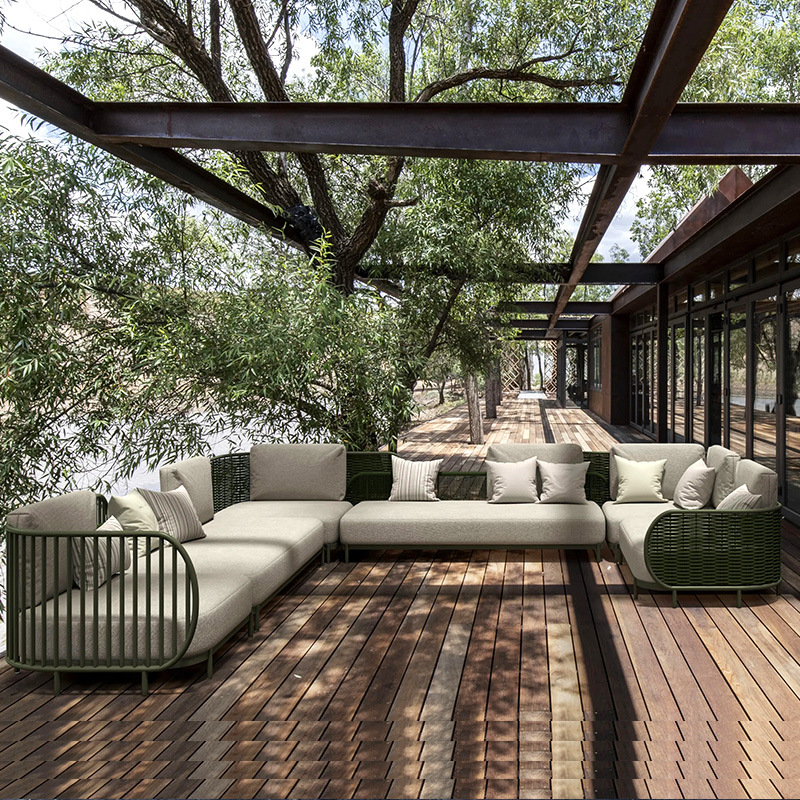 Rattan Lounge Set - # Juego de Sofás de Jardín