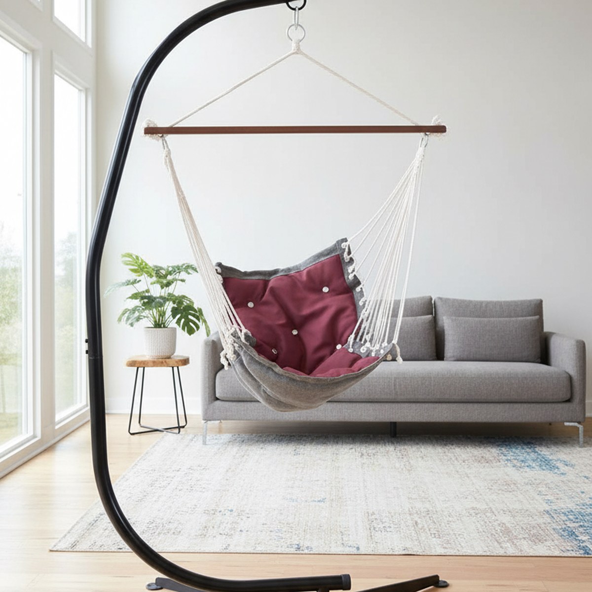 Hammock With Stand - Soporte de Acero Resistente para Silla