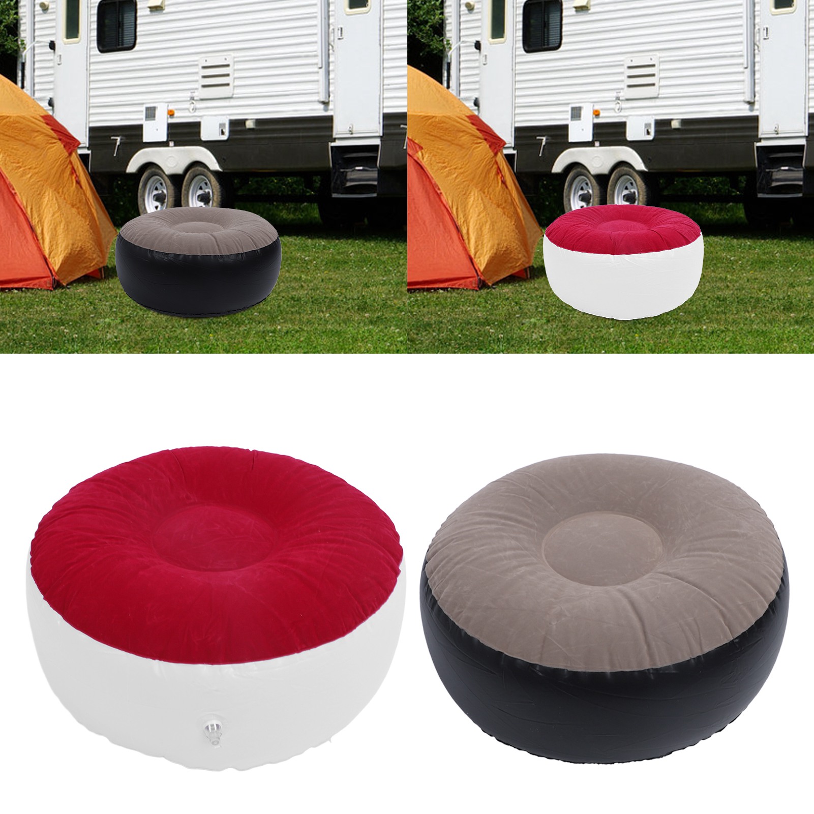 Taburete Inflable Aterciopelad - Outdoor Furniture Design reseña y precio