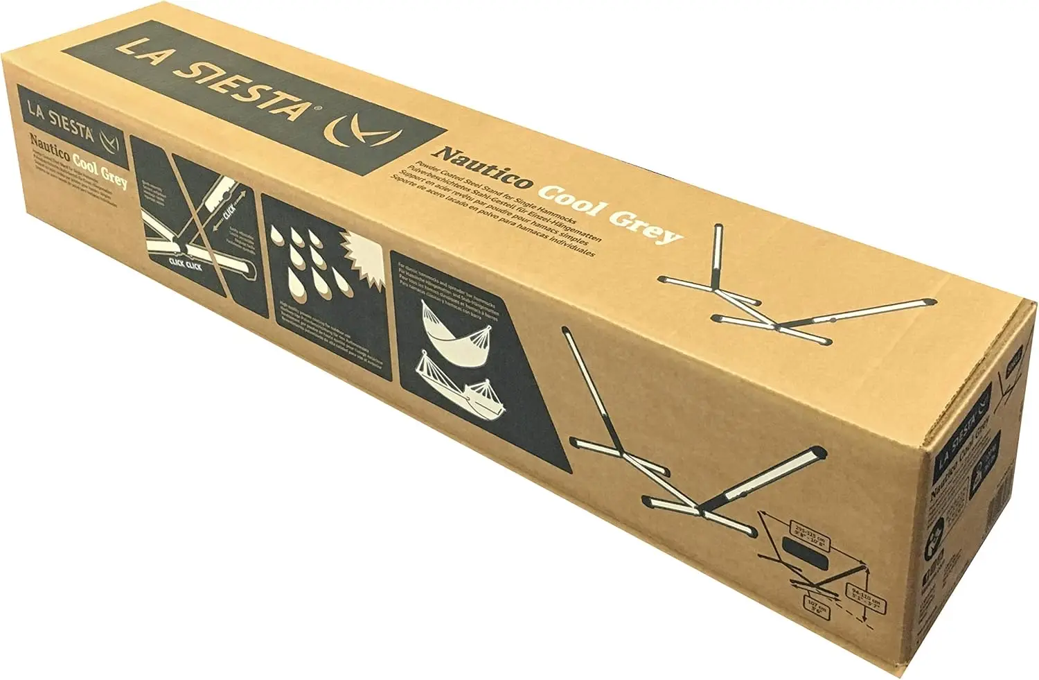 Nautico Cool Grey - Soporte pa - Hammock With Stand reseña y precio