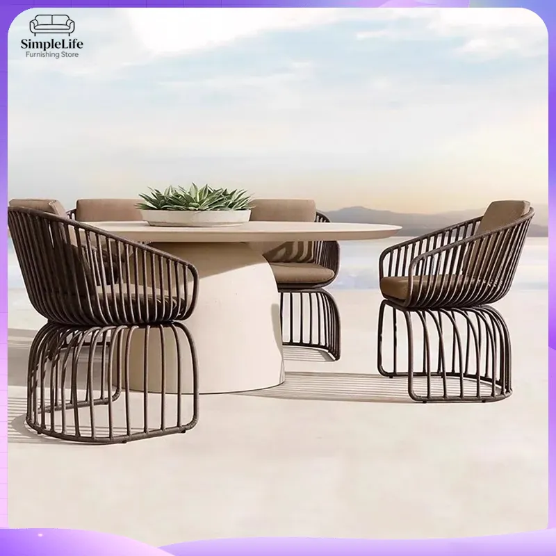 Conjunto de Sofá de Ratán para - Rattan Lounge Set reseña y precio