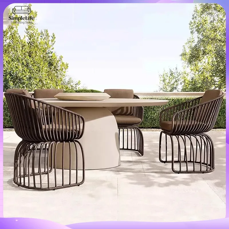 Conjunto de Sofá de Ratán para - Rattan Lounge Set reseña y precio