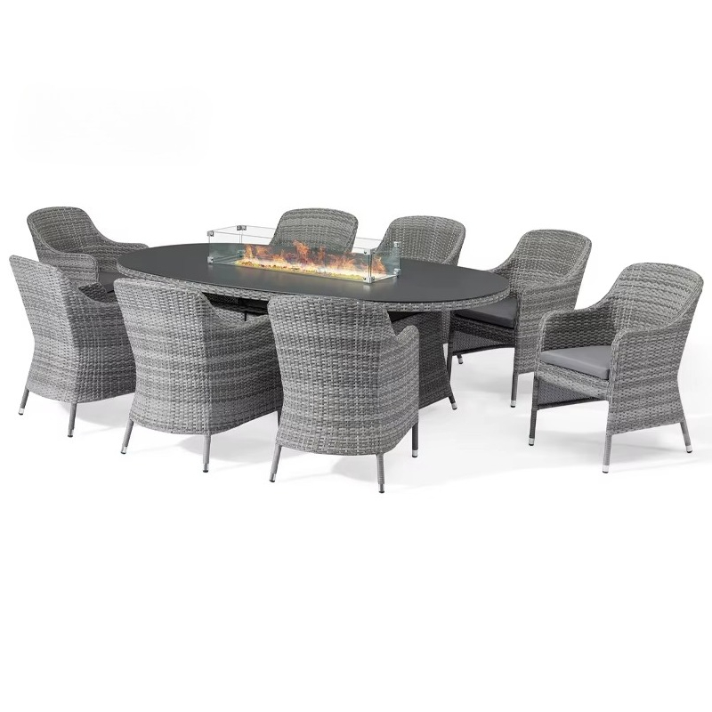Conjunto de Muebles de Jardín  - Rattan Lounge Set reseña y precio
