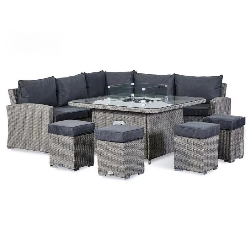 Conjunto de Muebles de Jardín  - Rattan Lounge Set reseña y precio