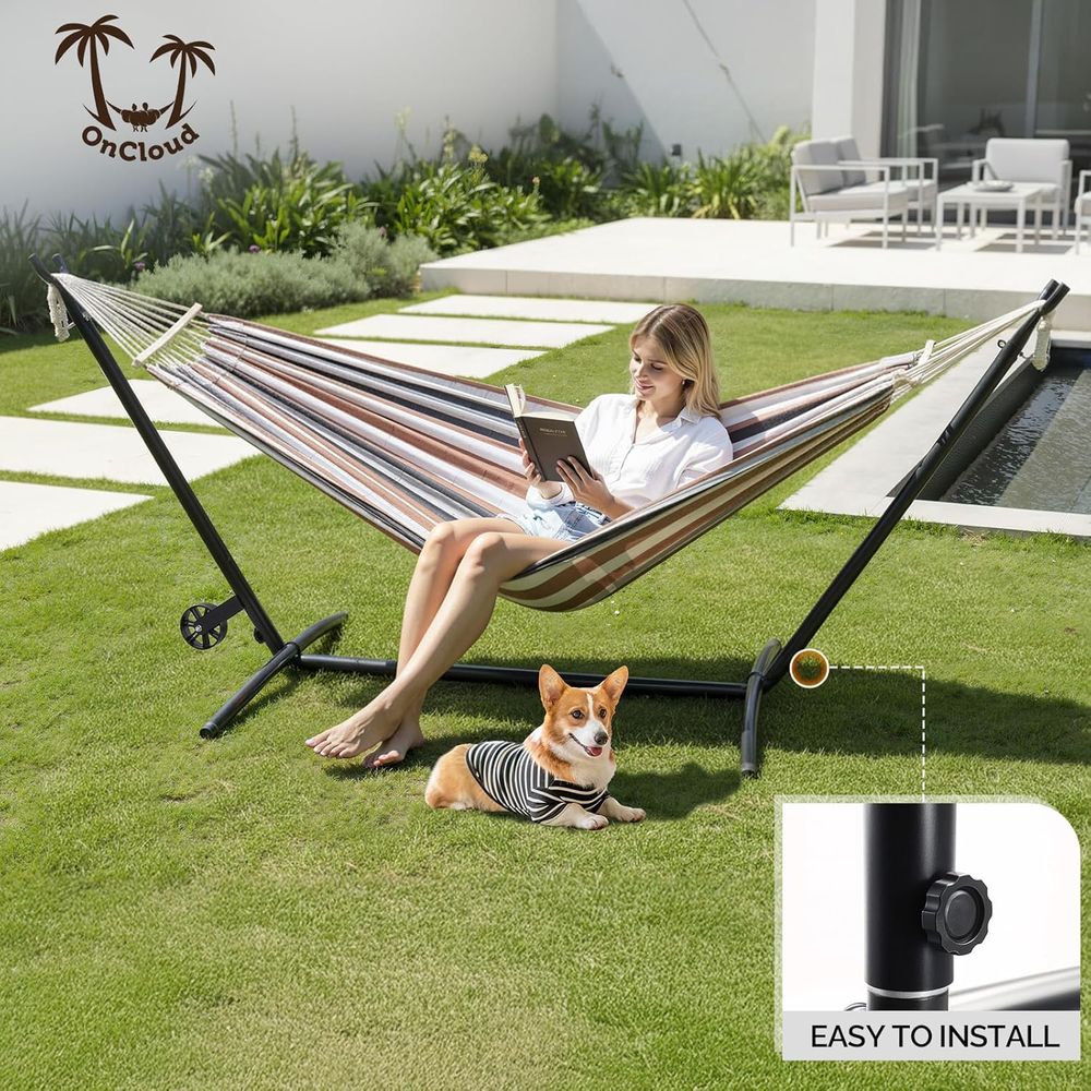 Hamaca Resistente de 550 LBS c - Hammock With Stand reseña y precio