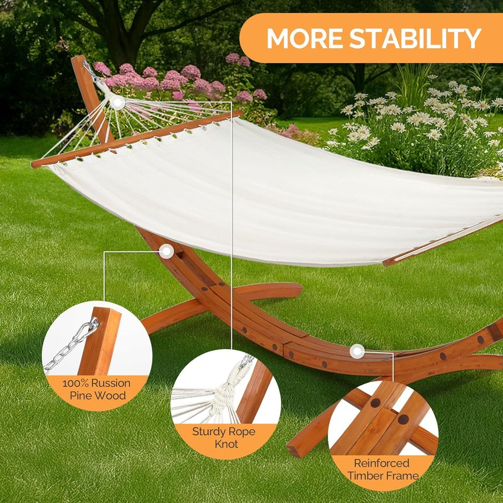 Juego de hamaca doble con sopo - Hammock With Stand reseña y precio