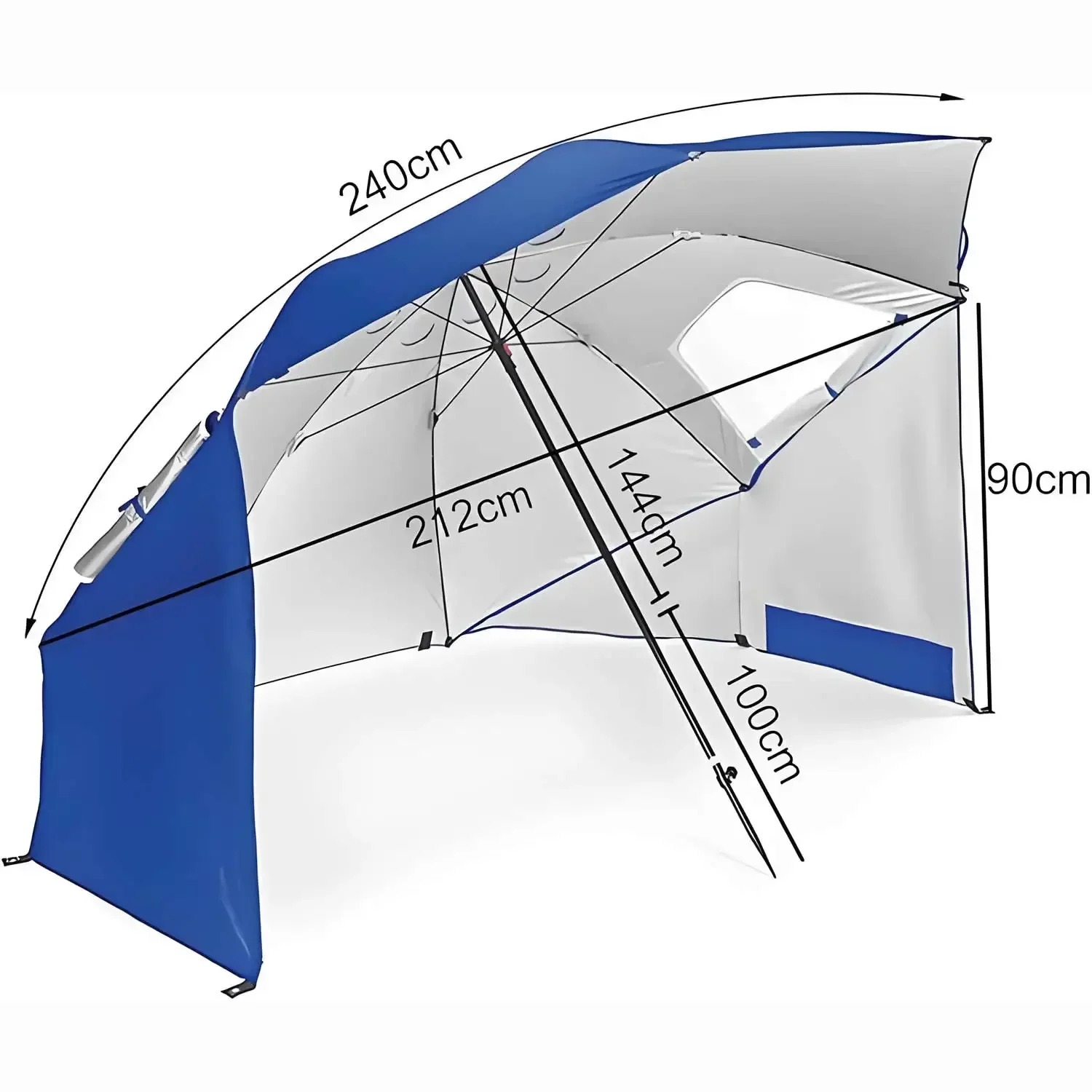 Sombrilla Deportiva de 2 Metro - Outdoor Furniture Xl reseña y precio