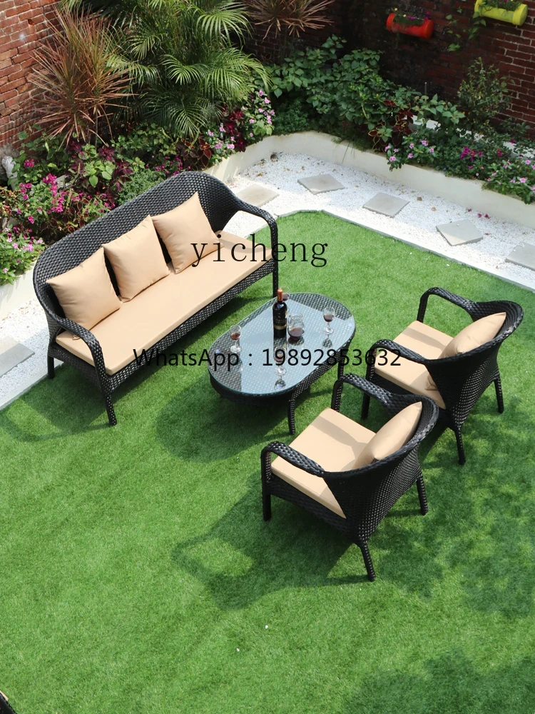 XL sofá de mimbre para exterio - Outdoor Furniture Xl reseña y precio