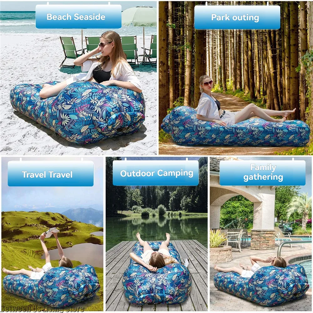 Sofá cama inflable de lujo: di - Outdoor Furniture Design reseña y precio