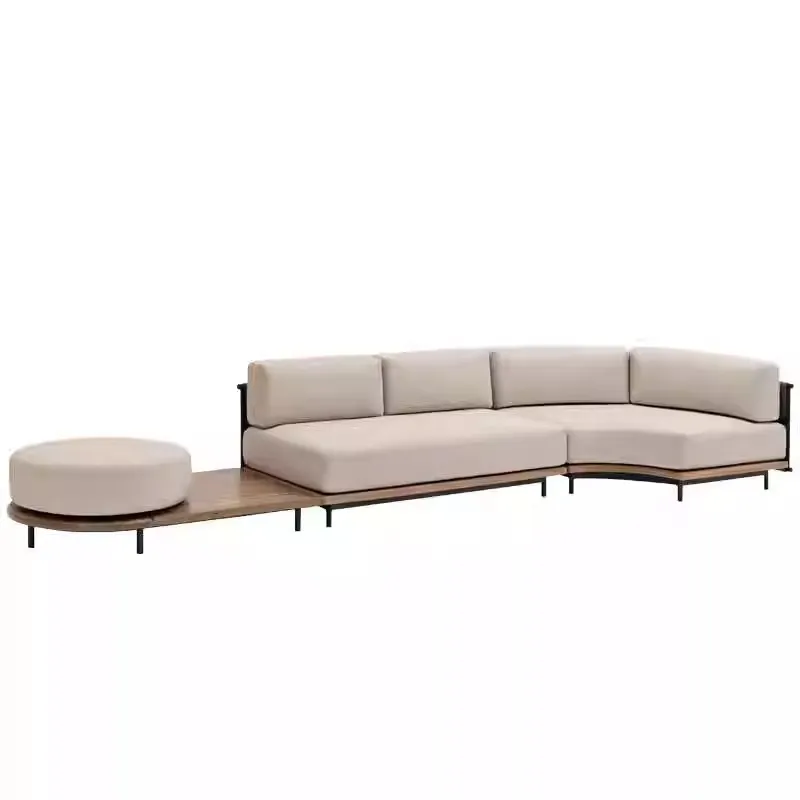 Sofá nórdico de ratán para ext - Outdoor Furniture Design reseña y precio