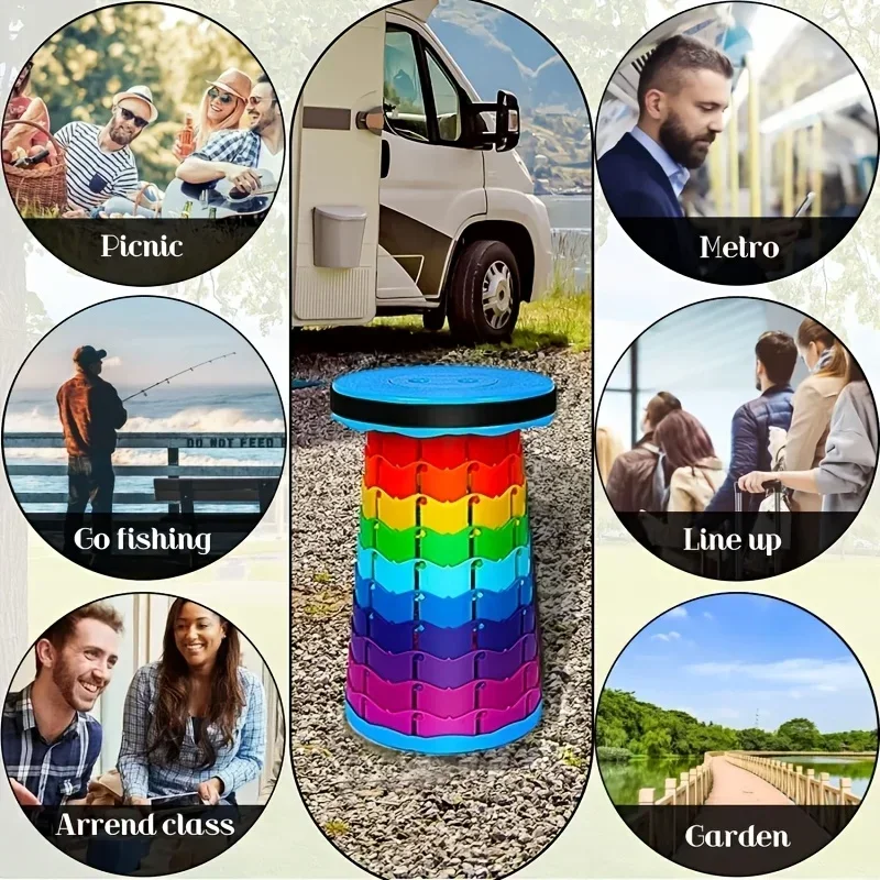 Taburete Telescópico Plegable  - Outdoor Furniture Design reseña y precio