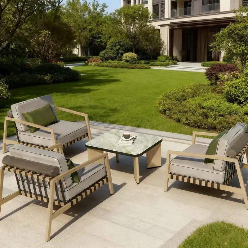 Conjunto de Muebles de Jardín  - Rattan Lounge Set reseña y precio