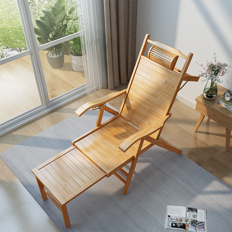 Sillón plegable de bambú de di - Outdoor Furniture Design reseña y precio