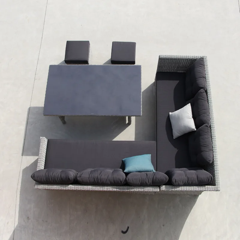 Conjunto de Sofás de Mimbre Si - Rattan Lounge Set reseña y precio