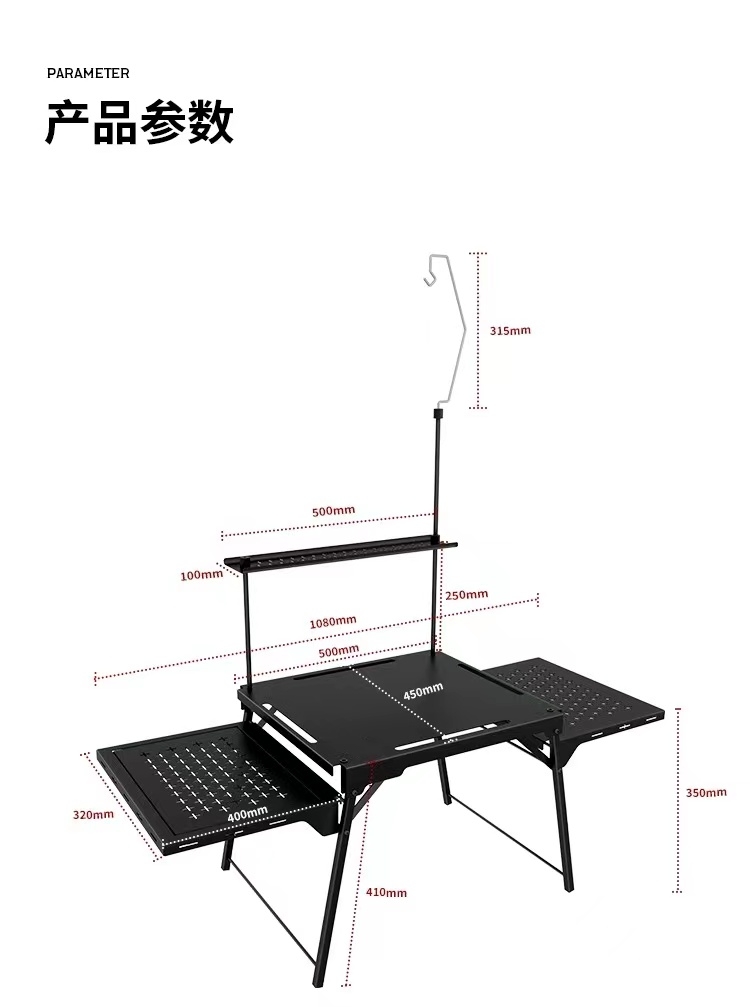 Mesa de Cocina Portátil de Alu - Outdoor Furniture Warehouse reseña y precio