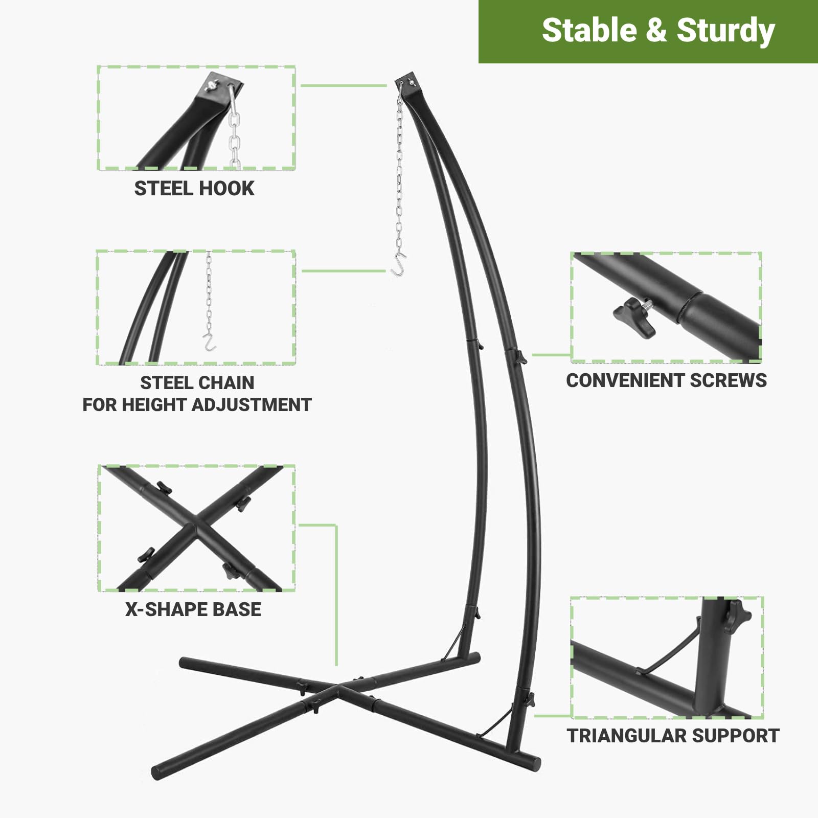 Soporte para hamaca, silla col - Hammock With Stand reseña y precio