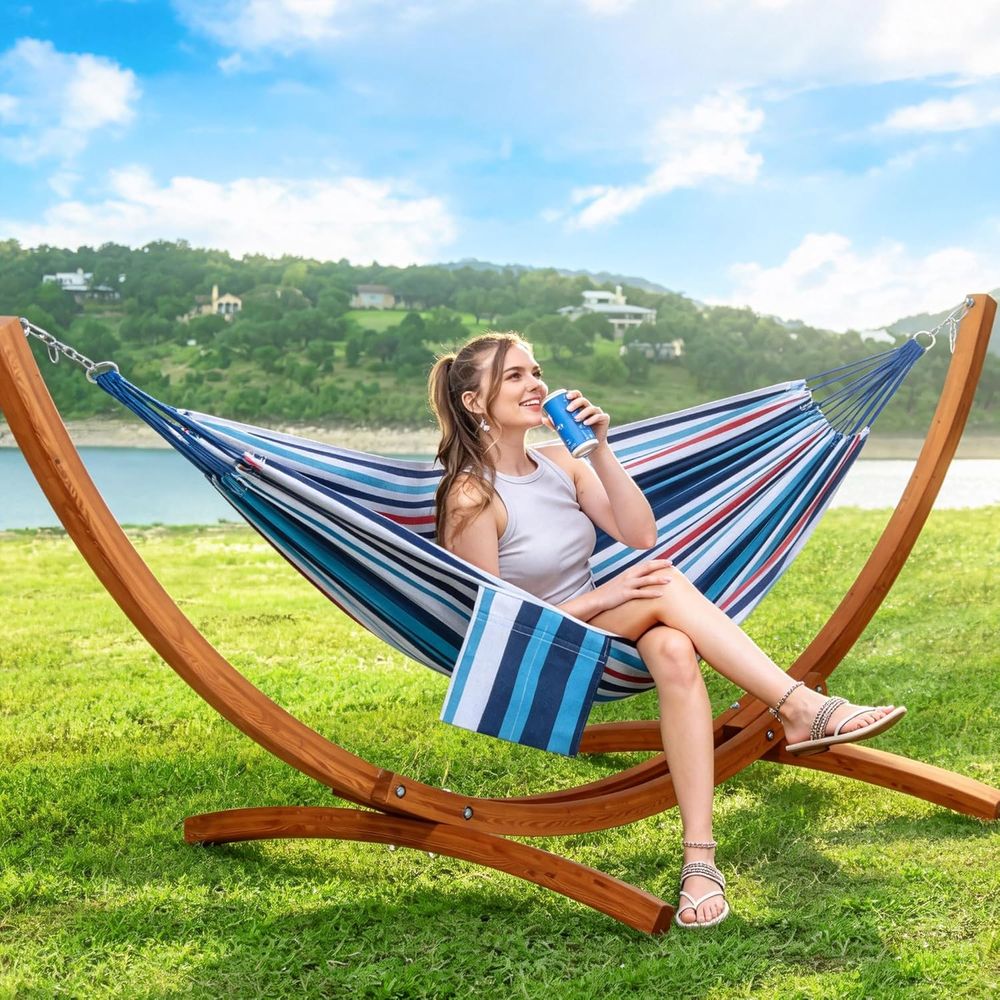 Hamaca para exteriores con sop - Hammock With Stand reseña y precio