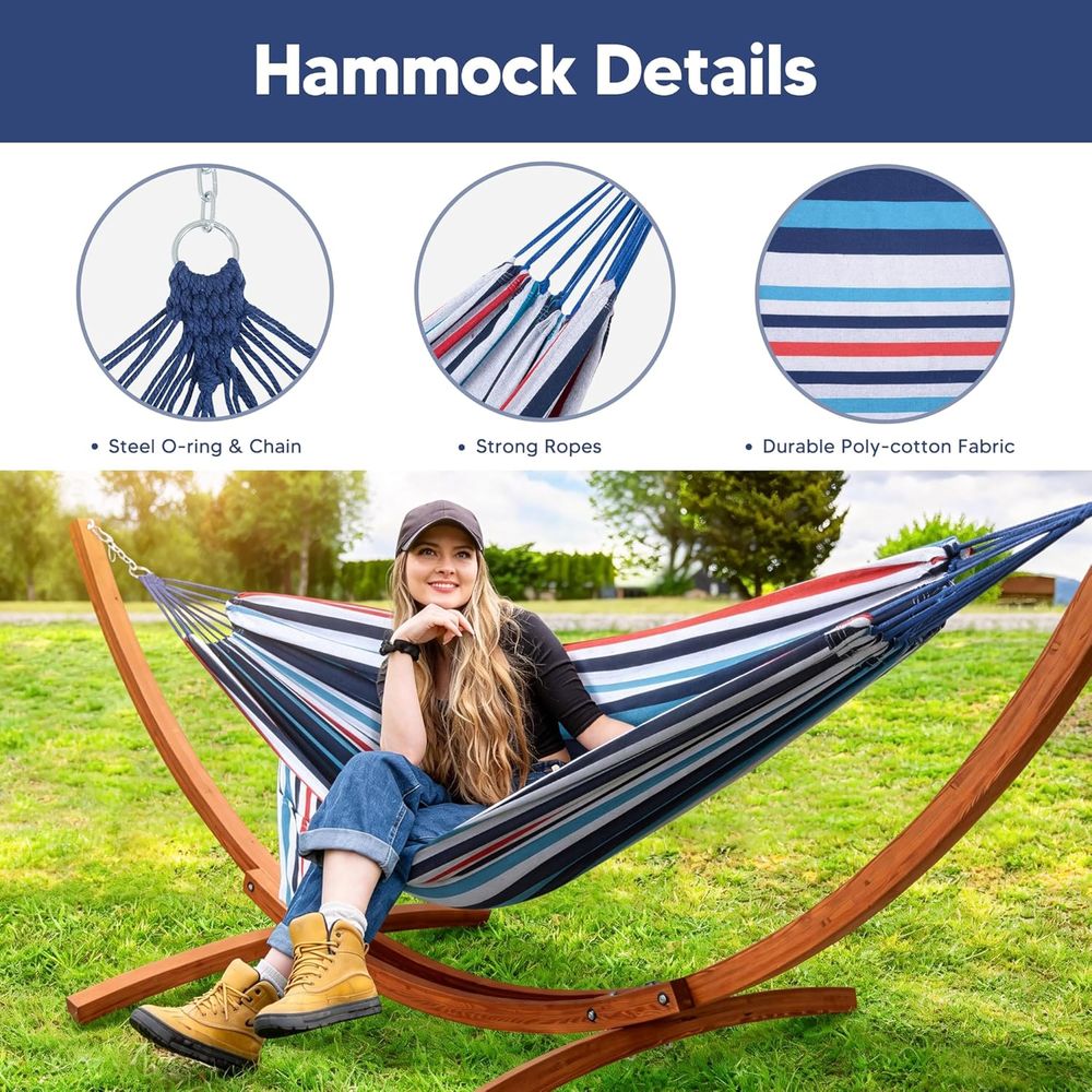 Hamaca para exteriores con sop - Hammock With Stand reseña y precio