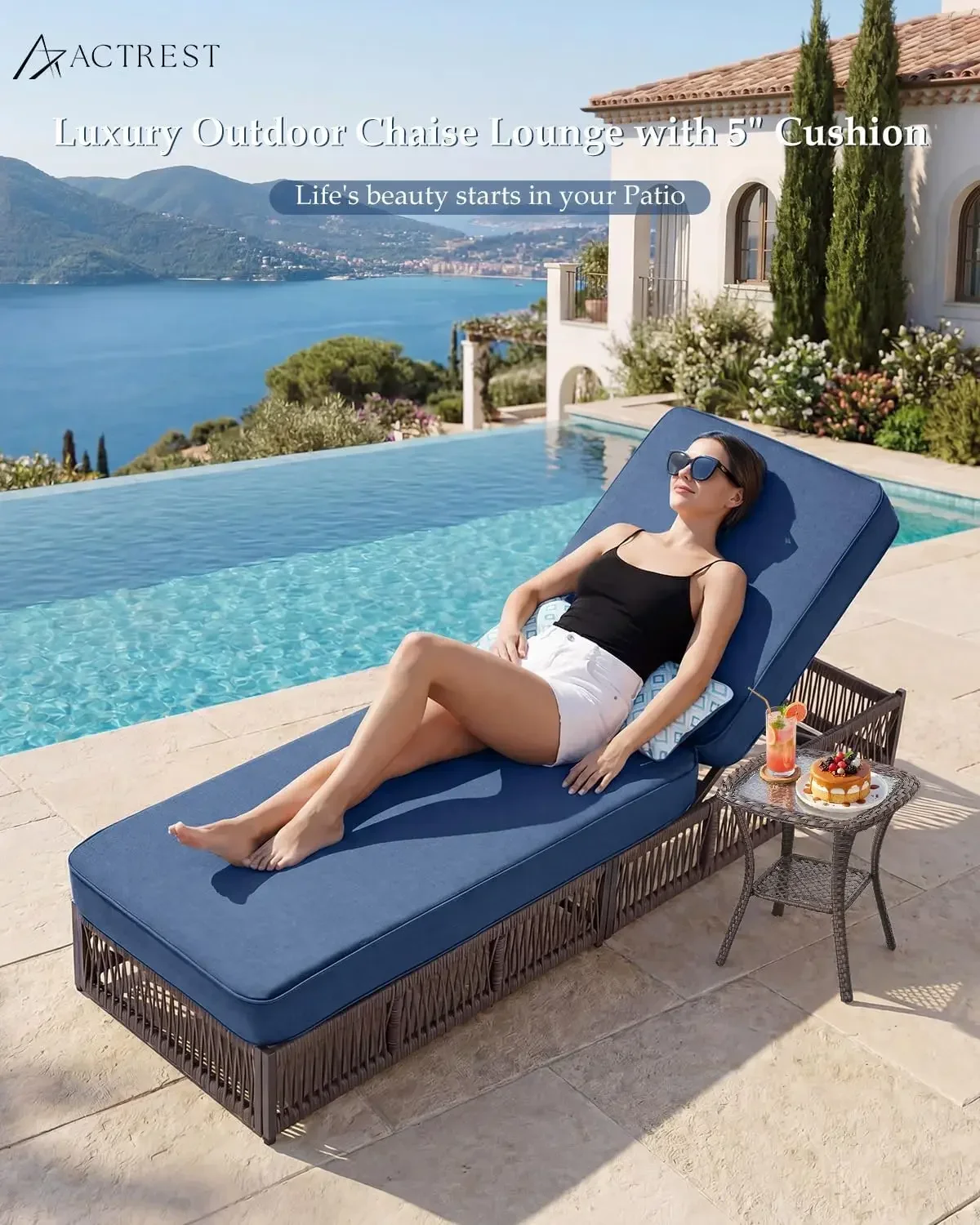 Sillón Reclinable de Lujo para - Rattan Lounge Set reseña y precio