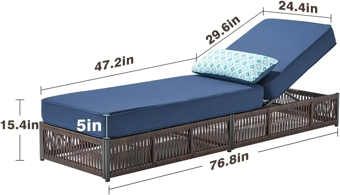 Sillón Reclinable de Lujo para - Rattan Lounge Set reseña y precio