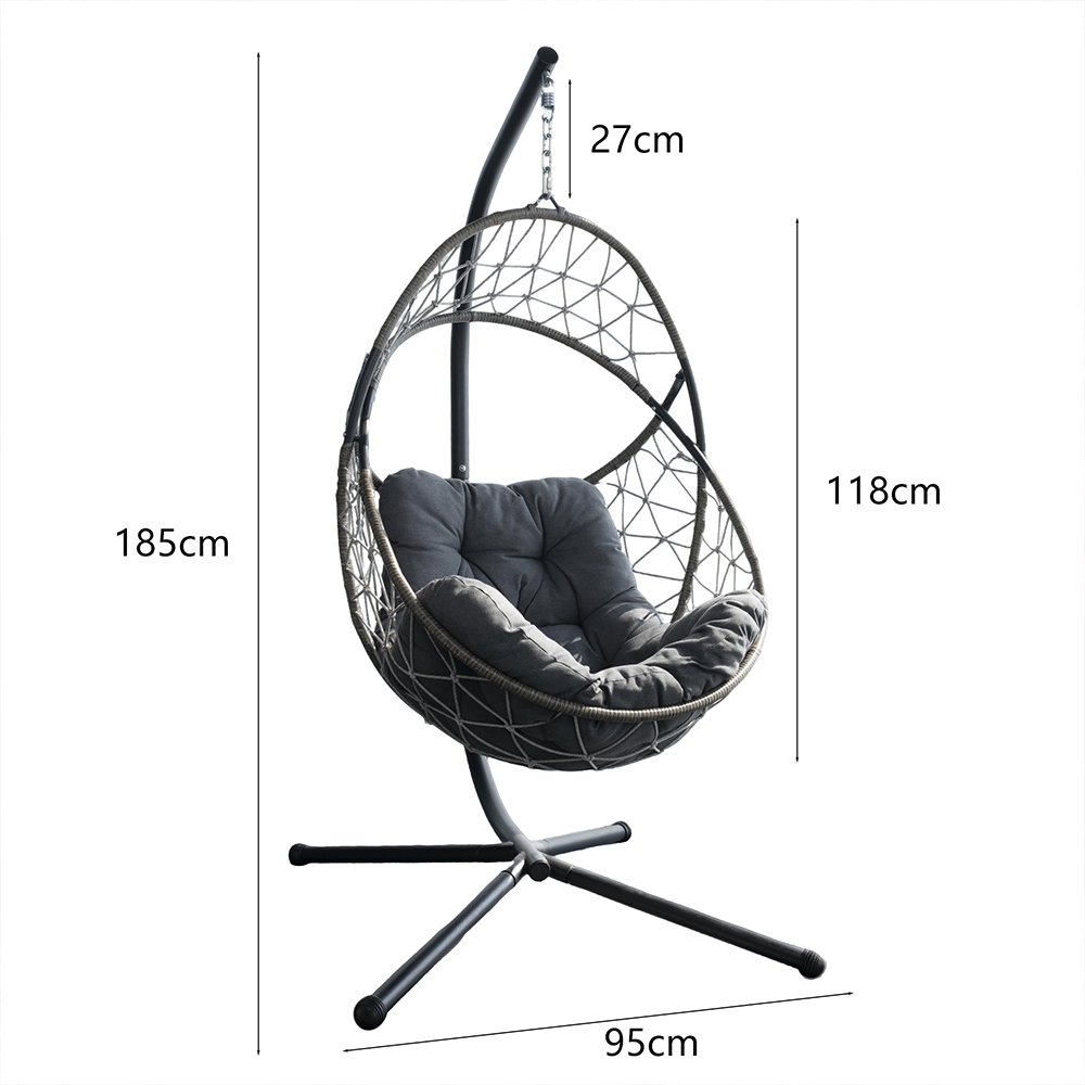 Silla Colgante de Mimbre para  - Outdoor Furniture Uk reseña y precio