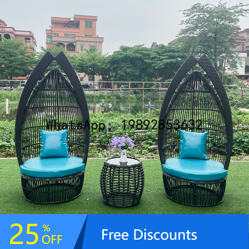 Silla de salón tejida de mimbr - Rattan Lounge Set reseña y precio