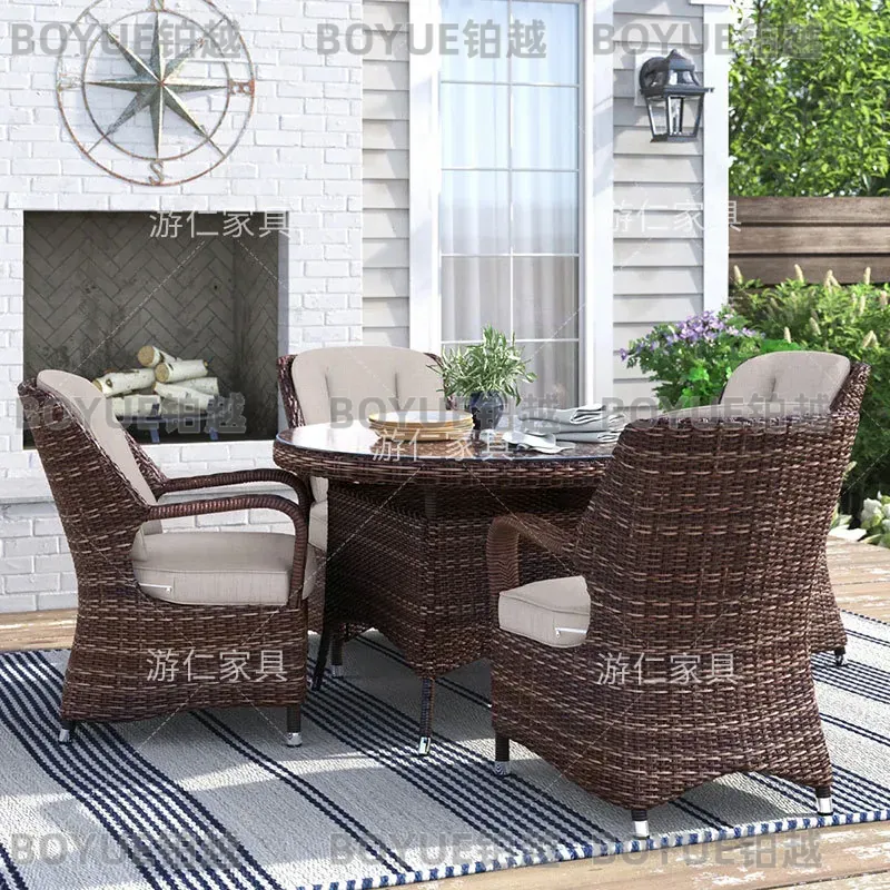 Conjunto de Mesa y Sillas de R - Rattan Lounge Set reseña y precio