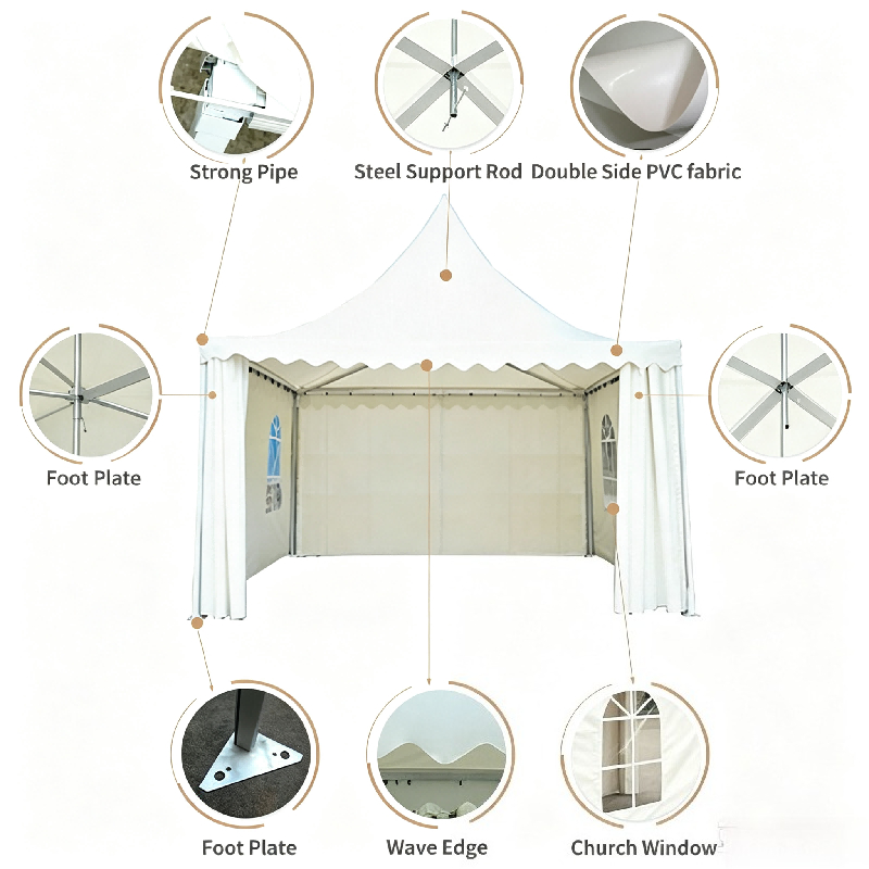 Carpa Pagoda Blanca Personaliz - Outdoor Furniture Legs reseña y precio
