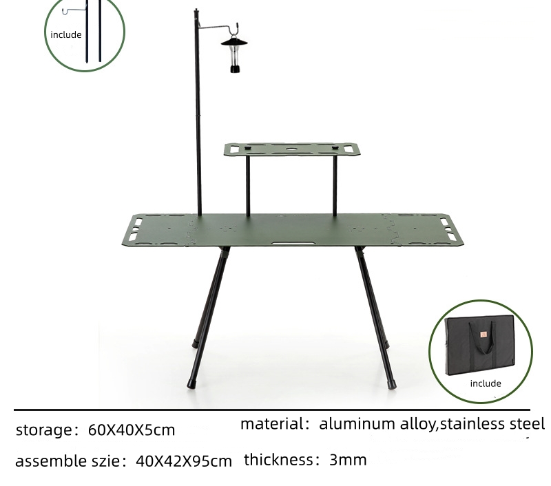Mesa Táctica Plegable Cuadrada - Outdoor Furniture Warehouse reseña y precio