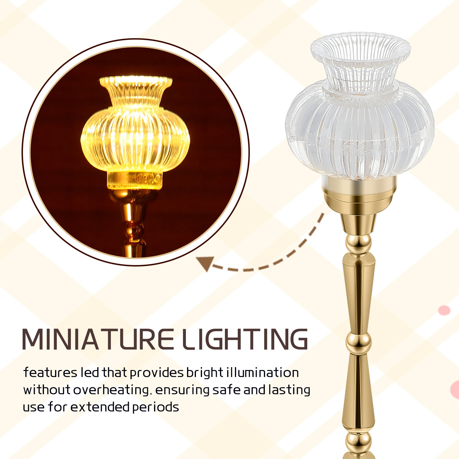 Lámpara de pie en miniatura co - Outdoor Furniture Design reseña y precio