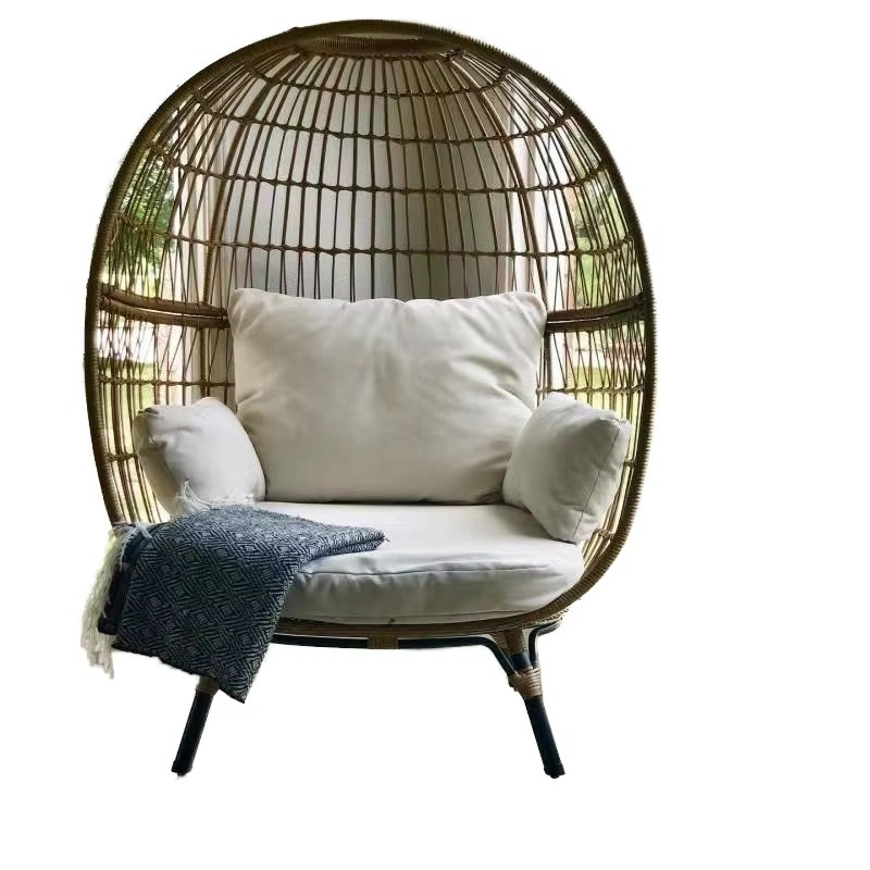 Silla huevo de mimbre de alta  - Outdoor Furniture Quality reseña y precio